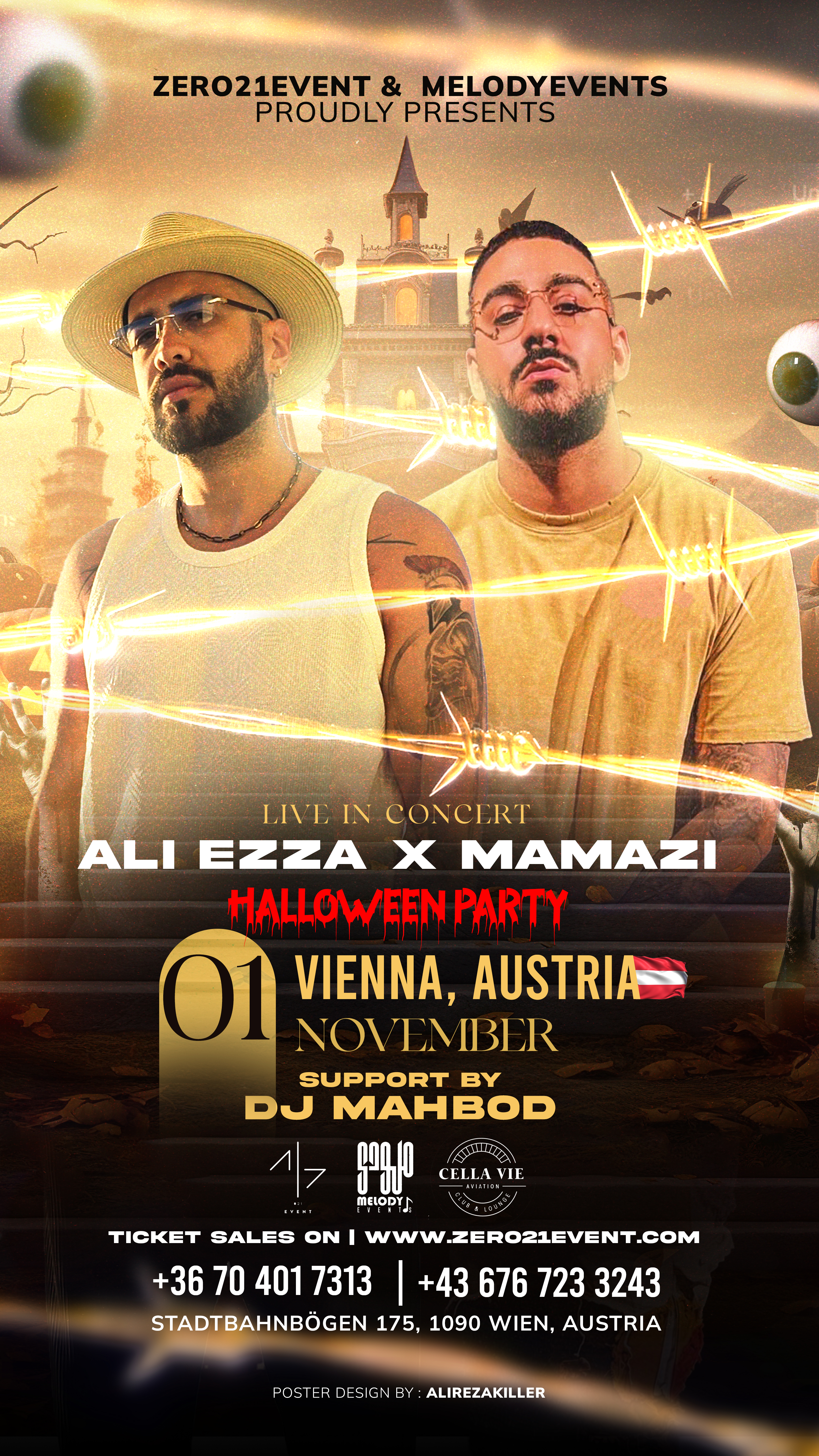 Halloween party in Vienna